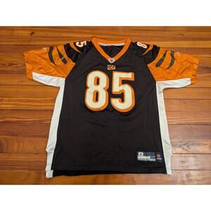 Reebok Chad Johnson Youth XL Mens Small Orange Bengals Jersey